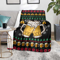 Drinker Bell Christmas Blanket Funny Xmas Holiday Patterns - Wonder Print Shop