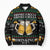 Drinker Bell Christmas Bomber Puffer Jacket Funny Xmas Holiday Patterns - Wonder Print Shop