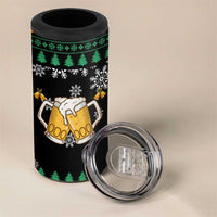 Drinker Bell Christmas 4 in 1 Can Cooler Tumbler Funny Xmas Holiday Patterns - Wonder Print Shop