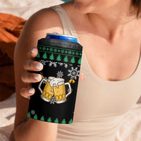 Drinker Bell Christmas 4 in 1 Can Cooler Tumbler Funny Xmas Holiday Patterns - Wonder Print Shop