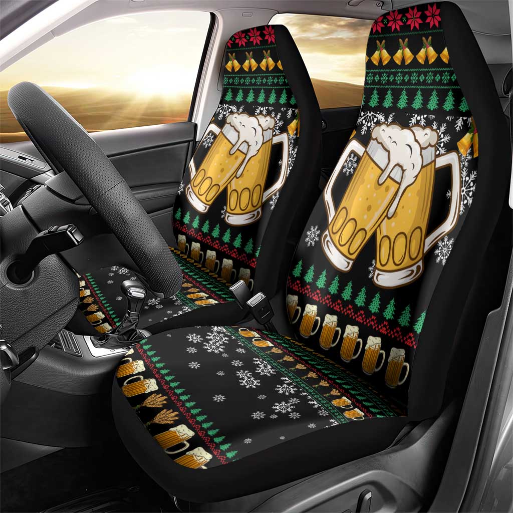 Drinker Bell Christmas Car Seat Cover Funny Xmas Holiday Patterns - Wonder Print Shop