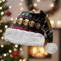 Drinker Bell Christmas Santa Hat Funny Xmas Holiday Patterns - Wonder Print Shop