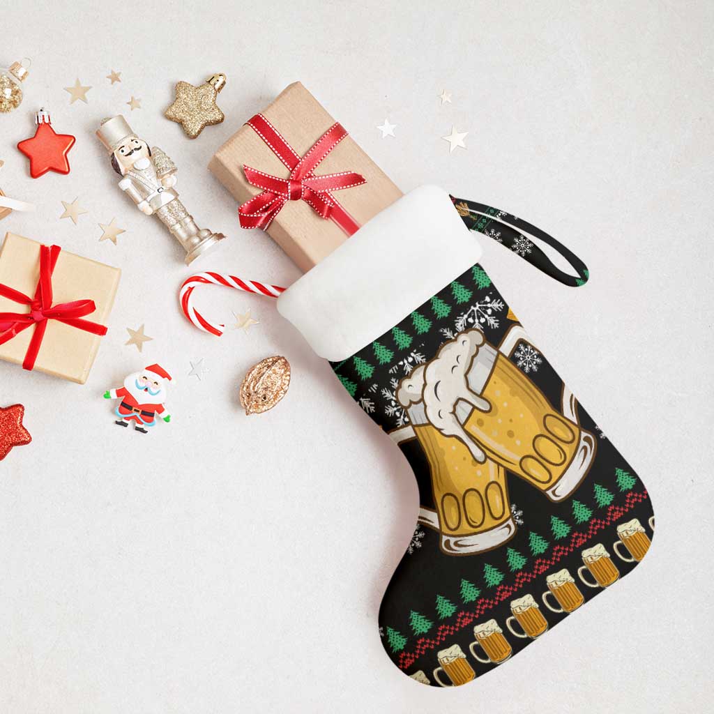 Drinker Bell Christmas Stocking Funny Xmas Holiday Patterns - Wonder Print Shop