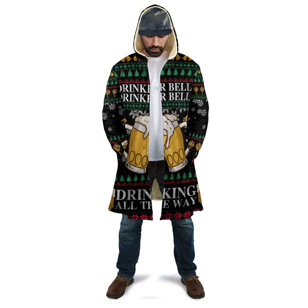 Drinker Bell Christmas Cloak Funny Xmas Holiday Patterns - Wonder Print Shop