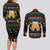 Drinker Bell Christmas Couples Matching Long Sleeve Bodycon Dress and Long Sleeve Button Shirt Funny Xmas Holiday Patterns - Wonder Print Shop