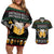 Drinker Bell Christmas Couples Matching Off Shoulder Short Dress and Hawaiian Shirt Funny Xmas Holiday Patterns - Wonder Print Shop