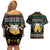 Drinker Bell Christmas Couples Matching Off Shoulder Short Dress and Hawaiian Shirt Funny Xmas Holiday Patterns - Wonder Print Shop