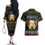 Drinker Bell Christmas Couples Matching Off The Shoulder Long Sleeve Dress and Hawaiian Shirt Funny Xmas Holiday Patterns - Wonder Print Shop