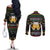 Drinker Bell Christmas Couples Matching Off The Shoulder Long Sleeve Dress and Long Sleeve Button Shirt Funny Xmas Holiday Patterns - Wonder Print Shop