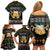 Drinker Bell Christmas Family Matching Off Shoulder Short Dress and Hawaiian Shirt Funny Xmas Holiday Patterns - Wonder Print Shop