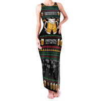 Drinker Bell Christmas Family Matching Tank Maxi Dress and Hawaiian Shirt Funny Xmas Holiday Patterns - Wonder Print Shop
