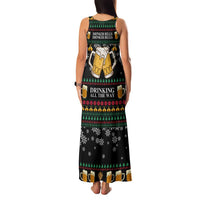 Drinker Bell Christmas Family Matching Tank Maxi Dress and Hawaiian Shirt Funny Xmas Holiday Patterns - Wonder Print Shop