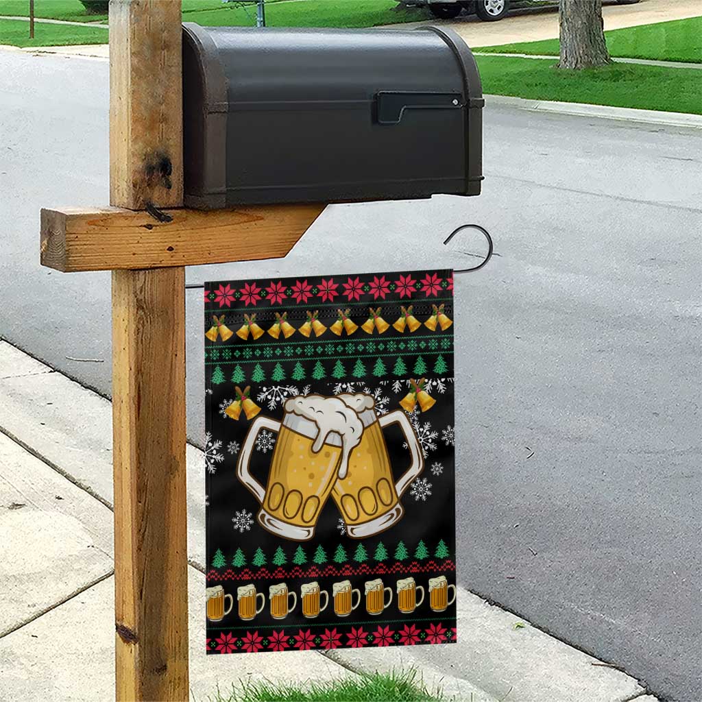 Drinker Bell Christmas Garden Flag Funny Xmas Holiday Patterns - Wonder Print Shop