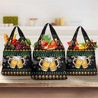 Drinker Bell Christmas Grocery Bag Funny Xmas Holiday Patterns - Wonder Print Shop