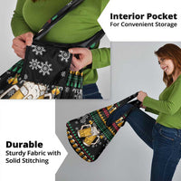 Drinker Bell Christmas Grocery Bag Funny Xmas Holiday Patterns - Wonder Print Shop