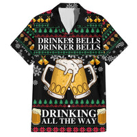 Drinker Bell Christmas Hawaiian Shirt Funny Xmas Holiday Patterns - Wonder Print Shop