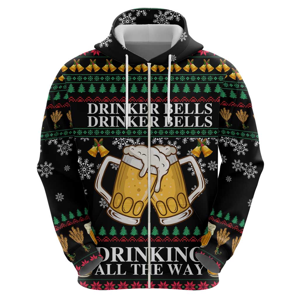 Drinker Bell Christmas Hoodie Funny Xmas Holiday Patterns - Wonder Print Shop