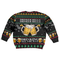 Drinker Bell Christmas Kid Ugly Christmas Sweater Funny Xmas Holiday Patterns - Wonder Print Shop