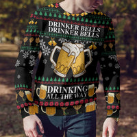 Drinker Bell Christmas Ugly Christmas Sweater Funny Xmas Holiday Patterns - Wonder Print Shop