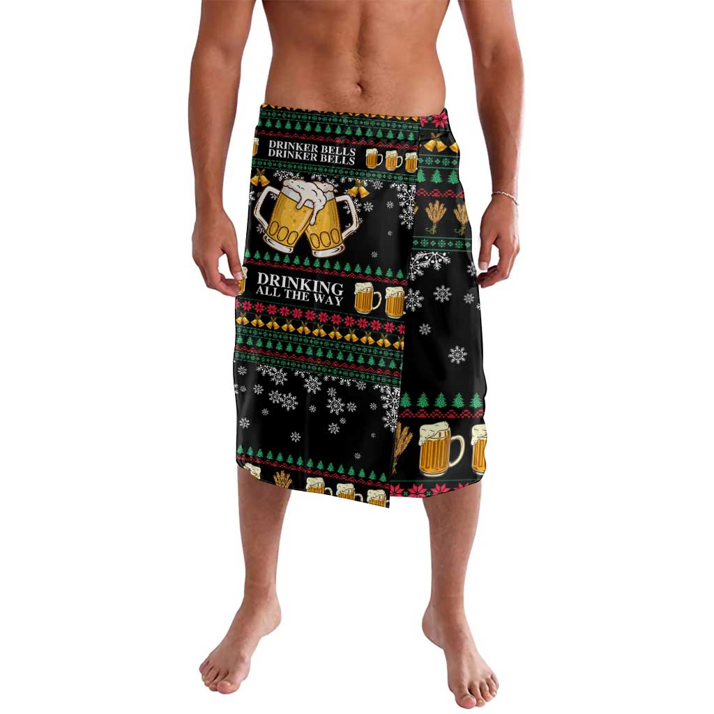 Drinker Bell Christmas Lavalava Funny Xmas Holiday Patterns - Wonder Print Shop