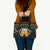 Drinker Bell Christmas Leather Bag Funny Xmas Holiday Patterns - Wonder Print Shop