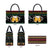 Drinker Bell Christmas Leather Bag Funny Xmas Holiday Patterns - Wonder Print Shop