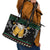 Drinker Bell Christmas Leather Tote Bag Funny Xmas Holiday Patterns - Wonder Print Shop