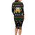 Drinker Bell Christmas Long Sleeve Bodycon Dress Funny Xmas Holiday Patterns - Wonder Print Shop