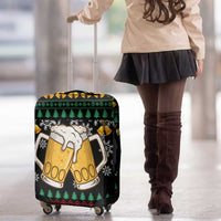 Drinker Bell Christmas Luggage Cover Funny Xmas Holiday Patterns - Wonder Print Shop
