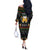 Drinker Bell Christmas Off The Shoulder Long Sleeve Dress Funny Xmas Holiday Patterns - Wonder Print Shop