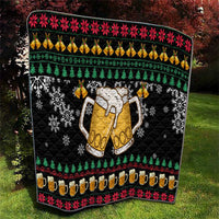 Drinker Bell Christmas Quilt Funny Xmas Holiday Patterns - Wonder Print Shop
