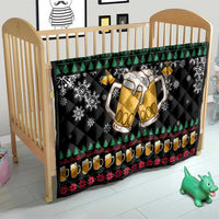 Drinker Bell Christmas Quilt Funny Xmas Holiday Patterns - Wonder Print Shop
