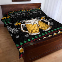 Drinker Bell Christmas Quilt Bed Set Funny Xmas Holiday Patterns - Wonder Print Shop