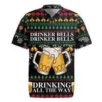 Drinker Bell Christmas Rugby Jersey Funny Xmas Holiday Patterns - Wonder Print Shop