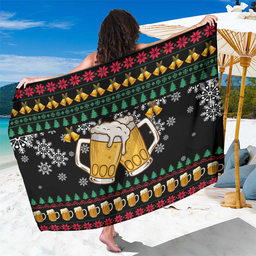 Drinker Bell Christmas Sarong Funny Xmas Holiday Patterns - Wonder Print Shop