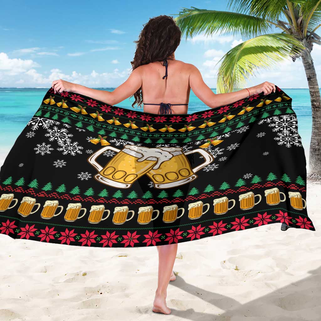 Drinker Bell Christmas Sarong Funny Xmas Holiday Patterns - Wonder Print Shop
