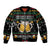 Drinker Bell Christmas Sleeve Zip Bomber Jacket Funny Xmas Holiday Patterns - Wonder Print Shop