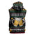 Drinker Bell Christmas Sleeveless Zip Hoodie Funny Xmas Holiday Patterns - Wonder Print Shop