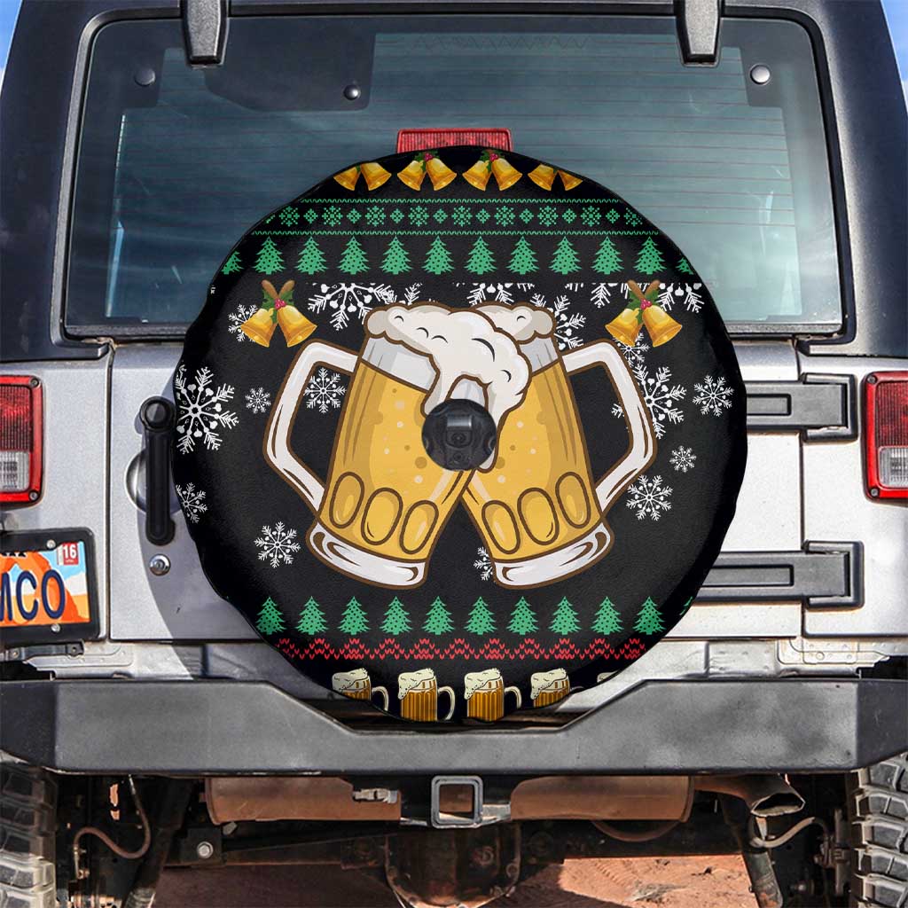 Drinker Bell Christmas Spare Tire Cover Funny Xmas Holiday Patterns - Wonder Print Shop