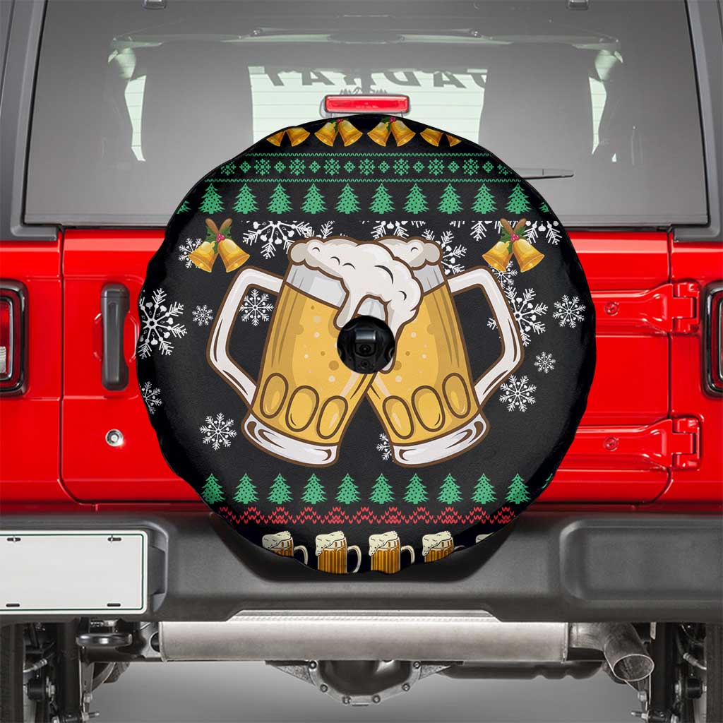 Drinker Bell Christmas Spare Tire Cover Funny Xmas Holiday Patterns - Wonder Print Shop