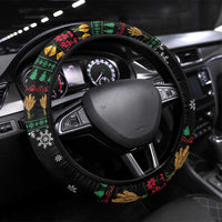 Drinker Bell Christmas Steering Wheel Cover Funny Xmas Holiday Patterns - Wonder Print Shop