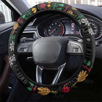 Drinker Bell Christmas Steering Wheel Cover Funny Xmas Holiday Patterns - Wonder Print Shop