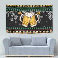 Drinker Bell Christmas Tapestry Funny Xmas Holiday Patterns - Wonder Print Shop