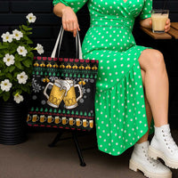 Drinker Bell Christmas Tote Bag Funny Xmas Holiday Patterns - Wonder Print Shop