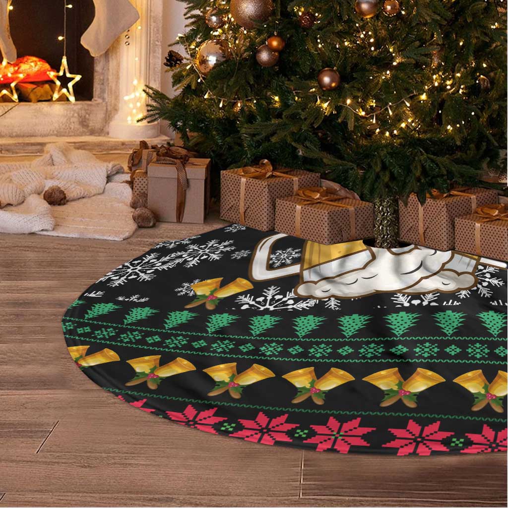 Drinker Bell Christmas Tree Skirt Funny Xmas Holiday Patterns - Wonder Print Shop