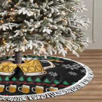 Drinker Bell Christmas Tree Skirt Funny Xmas Holiday Patterns - Wonder Print Shop