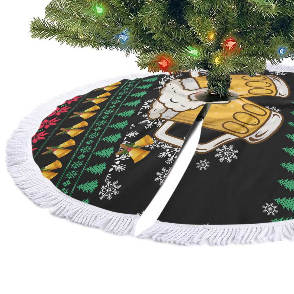 Drinker Bell Christmas Tree Skirt Funny Xmas Holiday Patterns - Wonder Print Shop
