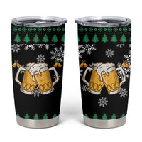Drinker Bell Christmas Tumbler Cup Funny Xmas Holiday Patterns - Wonder Print Shop