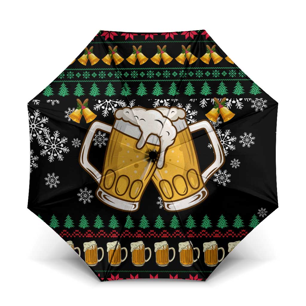 Drinker Bell Christmas Umbrella Funny Xmas Holiday Patterns - Wonder Print Shop