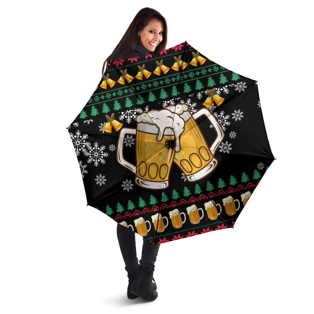 Drinker Bell Christmas Umbrella Funny Xmas Holiday Patterns - Wonder Print Shop